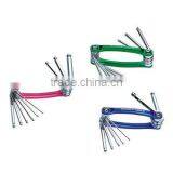 3PCS FOLDING ALUMINIUM ALLOY HEX KEY (CR-V)