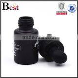 Cosmetic Packaging 7ml Screen Printing Children Proof Big Dropper Bottle Perfume Matt Black Glass Perfume Bottle China thumbnail-2