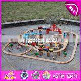 New Style 142 Pcs Children Construction Toy Wooden Toy Train Track W04C072 thumbnail-2