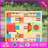 2016 Best Sale 40 Pieces Funny Wooden Building Blocks for Kids W13A114 thumbnail-2