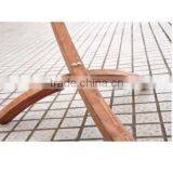 Garden Wooden Frame Hammock Swing Chaise Longue Awning Chair thumbnail-6