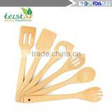 Solid Wood Cooking Spoons and Spatulas Non Stick Wooden Spoon Set Cooking Utensil Set thumbnail-6