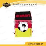 Custom Sports Bags Football Team Bags German Flag Folding Drawstring Bag thumbnail-1