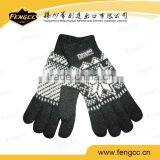 100% Acrylic Knitted Winter Gloves/jacqurad Knitted Gloves thumbnail-4