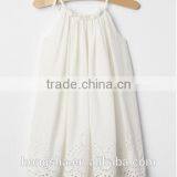Eyelet Border Dress Pretty Floral Print Baby Kid Dress Gril Dresses HSD5152 thumbnail-2