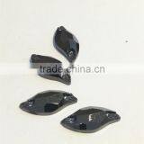 Leaf Shape Flat Back Crystal Sew on Stone Loose Rhinestone for Garment Accessories thumbnail-2