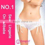 Hot Sale Lace Girls Sexy Sheer Panty Fur Sexy Underwear thumbnail-1