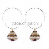 Hoop Dangler EARRINGS thumbnail-1