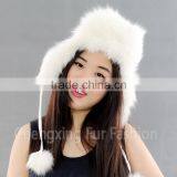 CX-C-38B Russia Winter Warm Real Fox Fur Winter Hat thumbnail-3
