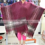 Fashion large lady hot cashmere plaid checked pashmina shawl