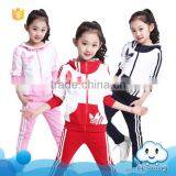 AS-605G Girls Clothing Sets for Kids Sports Tracksuits Infant Active Tops+Pants Suit Teenager Clothes Set Children Costumes thumbnail-1
