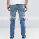 Men's Stretch Pencil Pants Casual Slim Skinny Jeans Trouser thumbnail-2