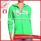 Oem Custom Sublimation Plain Green Hoodies thumbnail-1