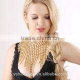 Female Neckalce Jewelry Punk Style Tassel Gold Necklace thumbnail-2
