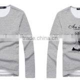 Men's Long Sleeve Round Collar Fashion R0017 thumbnail-3