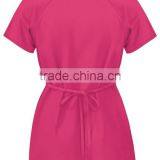 Women's Hospital Mock Wrap Scrub Top thumbnail-2