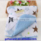 Star Printed Fleeces Thickened Baby Blanket
