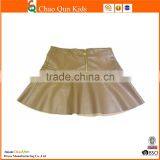 Wholesale Summer Cheap Baby Girls Mini Kids Leather Skirt thumbnail-1