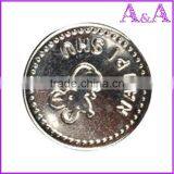 New Style Silver Nickel Free Jeans Button Custom Design Nickel Color Buttons for Jeans Washable and Hand Press thumbnail-4