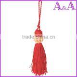 Mini Gold Caps Korean Velvet Tassel for Key Chain thumbnail-4