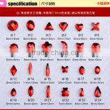 Clear Various Shapes Non Hot Fix Foiled Back Rhinestones for Nail Art thumbnail-3