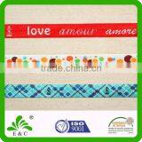 Custom Colorful Print Satin Faced Crochet Elastic Hair Band thumbnail-1