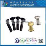 Taiwan Stainless Steel Mild Mushroom Truss Black Zinc Plated Semi Tubular Rivet thumbnail-1