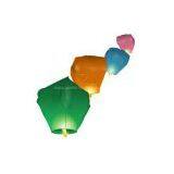 10x Multi Colour Chinese Sky Lantern Flying UFO Balloon thumbnail-1