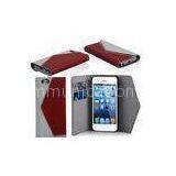 Envelope Style IPhone Leather Wallet Cell Phone Case With Credit Card Slot thumbnail-1