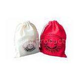 Silk Screen Cotton Drawstring Pouch For Jewelry And Wedding thumbnail-1