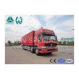 ZZ1317 Energy Saving Lorry Truck With Insulated Van , Refrigerating Installation