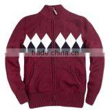 New Design School Uniform Logo Woodland Sweater Handmade Knit Wool Sweater Design for Kids Boy thumbnail-3