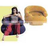 Material Comply With ASTM Standard and EN 71 Flocked PVC Inflatable Chair thumbnail-1