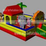 New Designed Jungle Theme Inflatable Playland