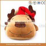 40cm ODM product plush grovel deer toy for christmas