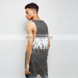 Cheap Custom Digital Printing Summer Casual Mens Long t Shirt thumbnail-3