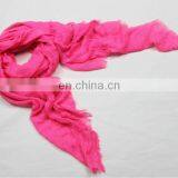 New Products for 2014 SDP-001 Col.08# Polyester Voile Scarf Fashion Scarf Plain Oblong Scarf thumbnail-1