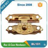 Custom Design Golden Metal Box Hardware,gift Box Lock thumbnail-1