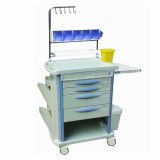 AG-NT004B3 Customized Hospital Paramedic Equipment ABS Nursing Record Trolley Cart