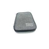 BG2015 Grey Cotton Linen Fabric Bag Storage Organizer Pouch thumbnail-2