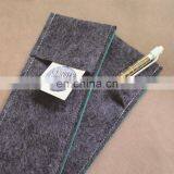 Eco Friendly Makeup Organizer Sunglasses Storage Bag Felt Standing up Pouch thumbnail-2