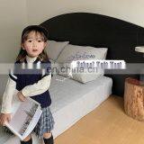 C1043/Wholesale China Manufacturer Spring School Knit Kids Play Vest Sweet Cotton Casual Girls Vest Coat thumbnail-2
