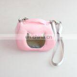 Hamster Accessories Carrier Travel Bag Small Animal Breathable Detachable Strap Zippered Single Shoulder Bags Cage For A Hamster thumbnail-1