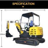 China CE/EPA Cheap Price Mini Excavator 3 t 0.8 -3.5 Ton Excavator Tracked Machine for Sale thumbnail-6