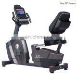 JX-170R Series Commercial Cardio Gym Equipment Recumbent Bike With TFT Screen thumbnail-2