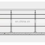 Top Quality Railing Fitting Semicircle Ball Joint Stainless Handrail With Grating Decorative Baluster Ball thumbnail-6