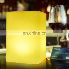 PE Remote Control Colorful Home Decoration Bar Club Used Led Cordless Table Lamp