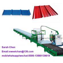 Pu sandwich panel making machine roof panel foaming continous production line