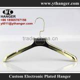 IMY-353 golden shiny dress hanger deluxe electroplating hanger