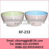 Round Shape Perosnalized Promotion Hot Sale Ceramic Assorted Color Soup Bowl for Children